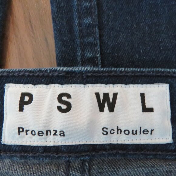 PROENZA SCHOULER WHITE LABEL High Rise Kick Flare Cropped Jeans - Size 25 - Picture 13 of 14